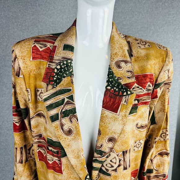 Vintage Toni Garment for CC Magic Womans Sz Medium Topper Blazer Long Sleeve - Picture 3 of 7